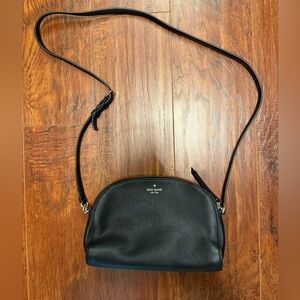 Kate Spade Black Pebbled Leather Crossbody Bag